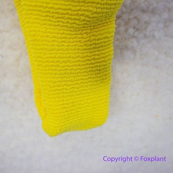 New! Set! Mello the Label low cut top and Brazilian bottom Limao yellow, size S - Picture 10 of 16